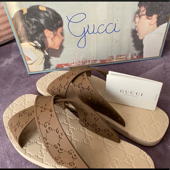 Gucci Rubber Slides (Men size: 11) main image 6